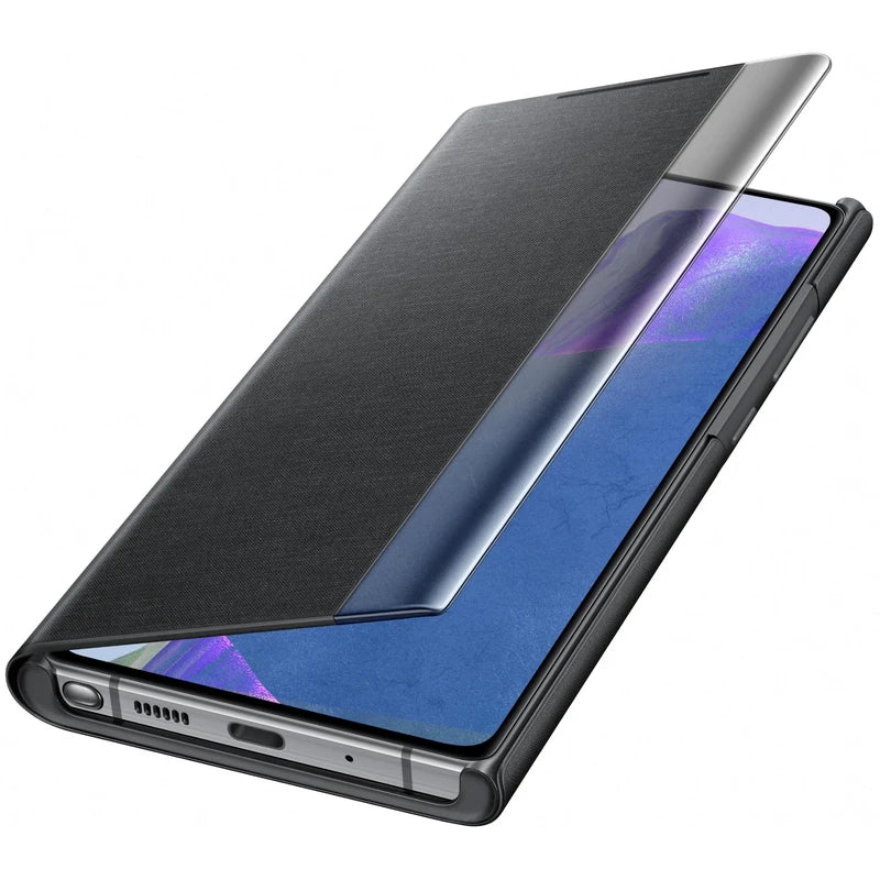 Samsung Clear View Cover Case For Galaxy Note 20 - Mystic Black