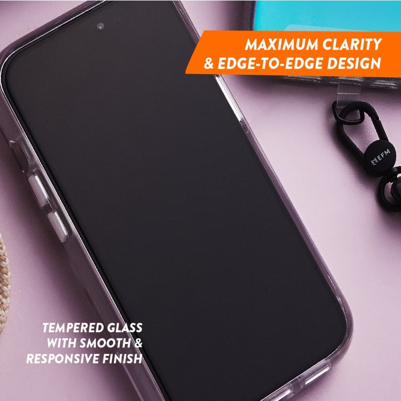 EFM TT Sapphire+ Antimicrobial Screen Armour for iPhone 15 Plus - 6.7"