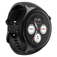 Moto Silicone Smart Watch - Black