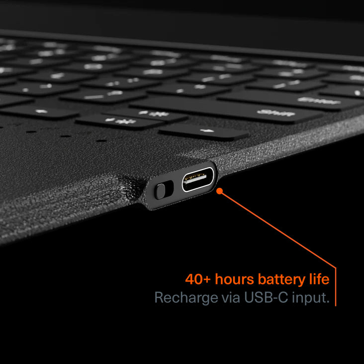 Cygnett Microsoft Surface Pro 11/ Pro 10 Pro 9/ Pro 8 Magnetic Keyboard - Black Pen Slot