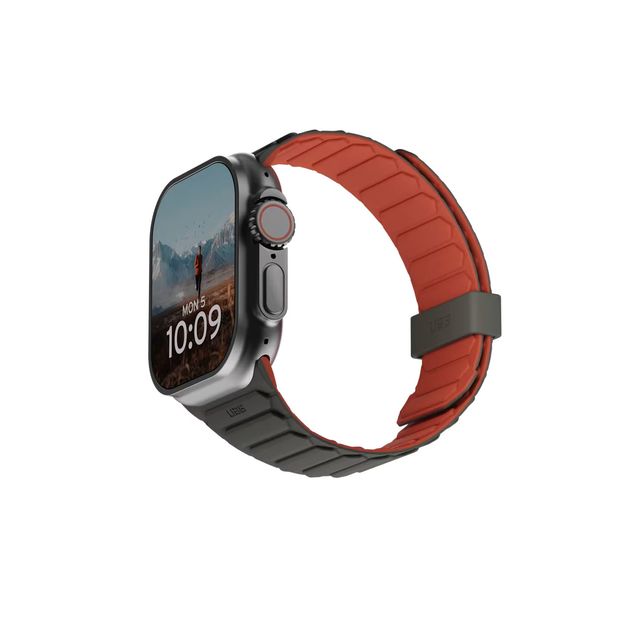 UAG Pathfinder Strap for Apple Watch (44-46mm/ULTRA) - Olive/Rust