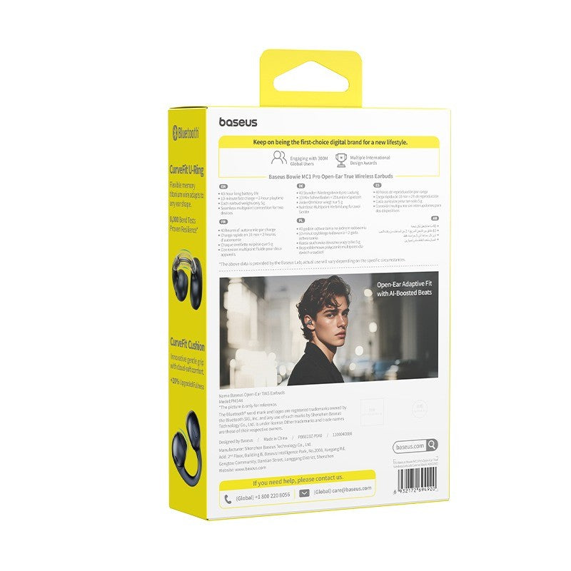 Baseus Bowie MC1 Pro Open-ear Earbuds - Black