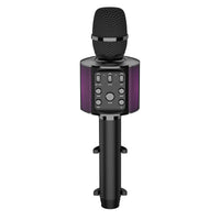 Thumbnail for Laser Wireless Karaoke Microphone with LED Lights - Black