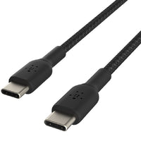 Thumbnail for Belkin BoostCharge Braided USB-C to USB-C Cable 0.15M- Black