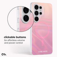 Thumbnail for Case Mate Peach Bubble Case with Magnet for Samsung Galaxy S26 Ultra - Iridescent