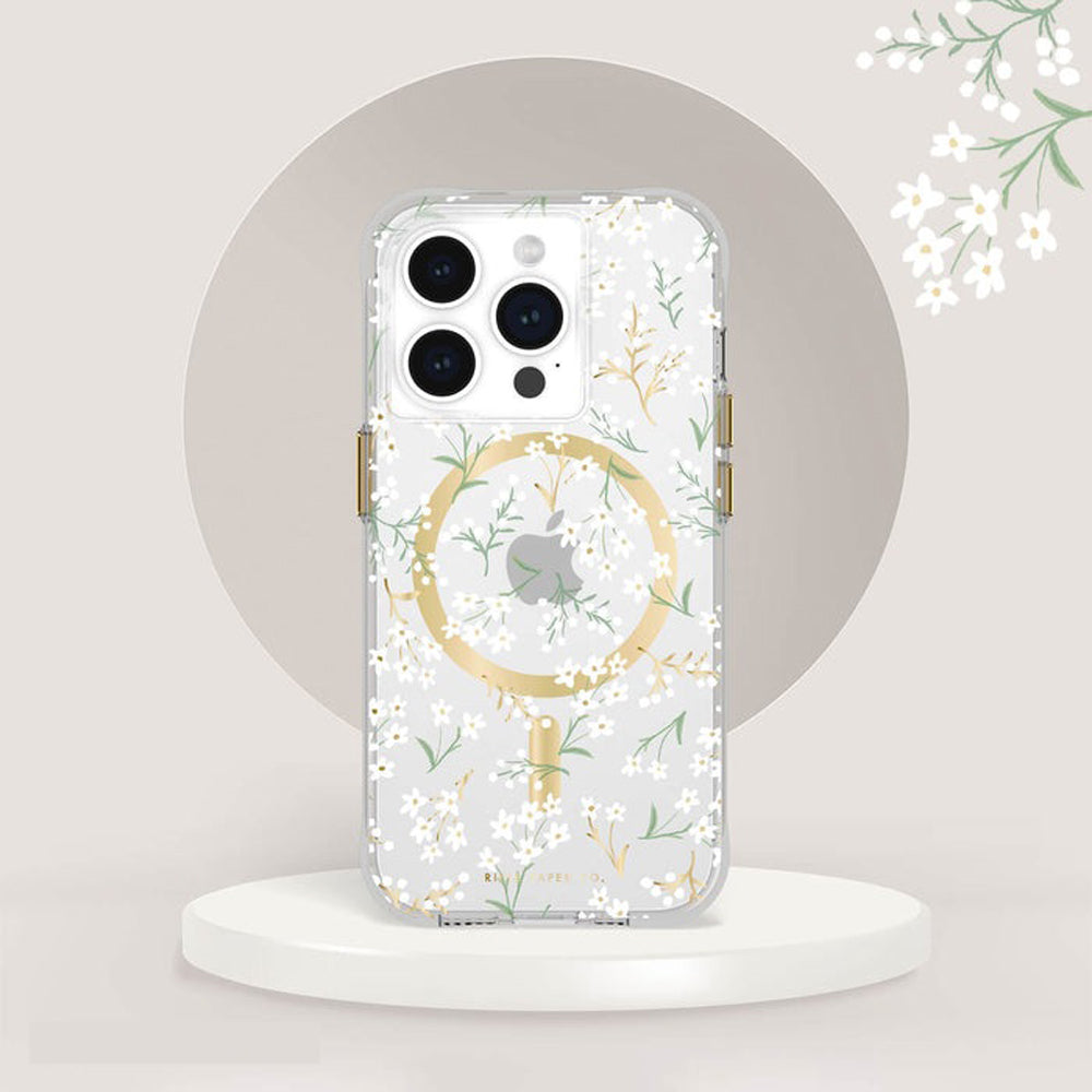 Case-Mate Rifle Paper Magsafe Case iPhone 15 Pro - Petite Fleurs