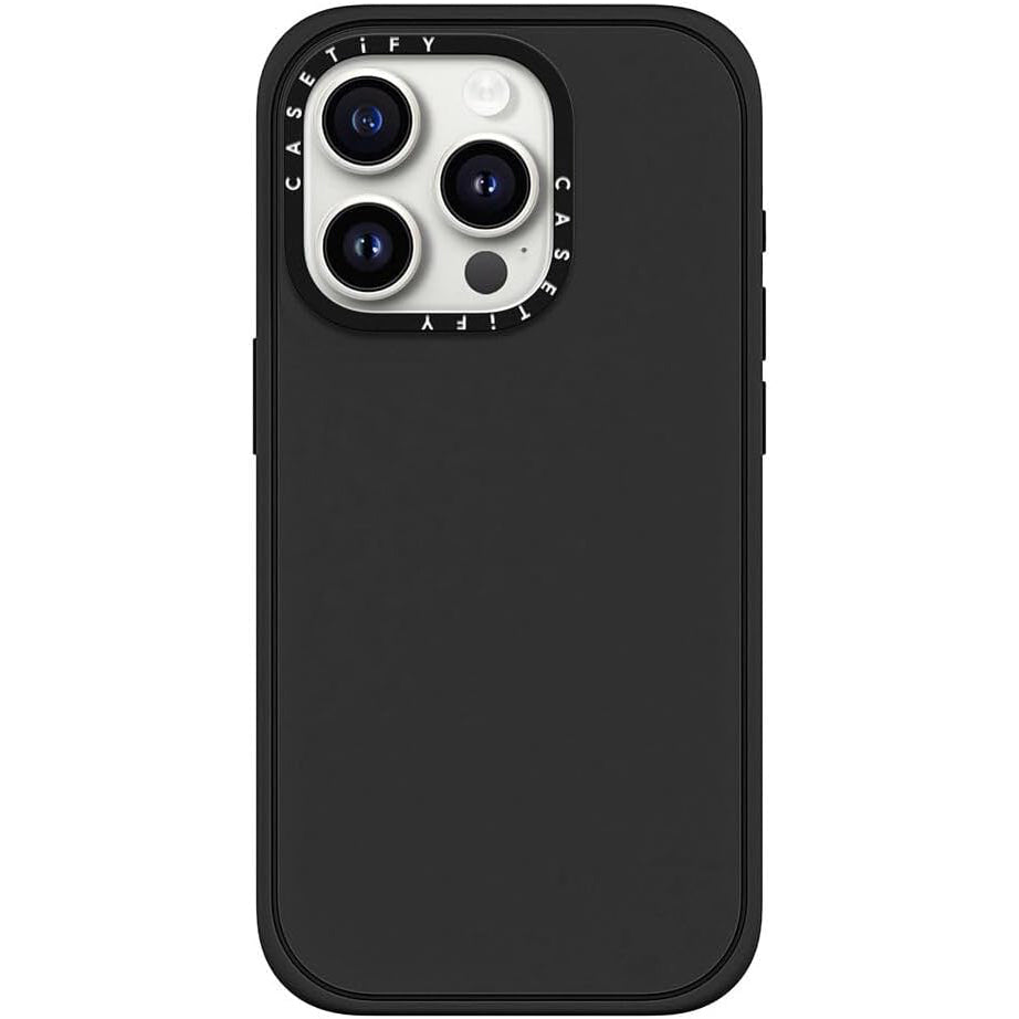 Casetify Impact Case with MagSafe for Apple iPhone 15 Pro - Matte Black