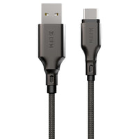 Thumbnail for EFM USB-A to USB-C Essential Power Cable with Aramid Fibre Reinforcement 1M - Black