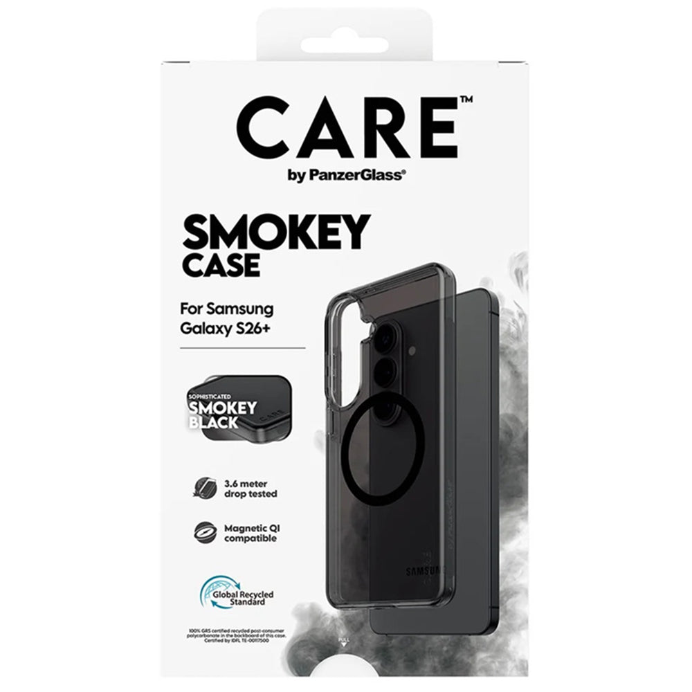 CARE by PanzerGlass Smokey Case for Samsung Galaxy S26+ - Black