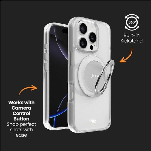 EFM Alta Case with D3O Bio for iPhone 16 Pro  - Clear