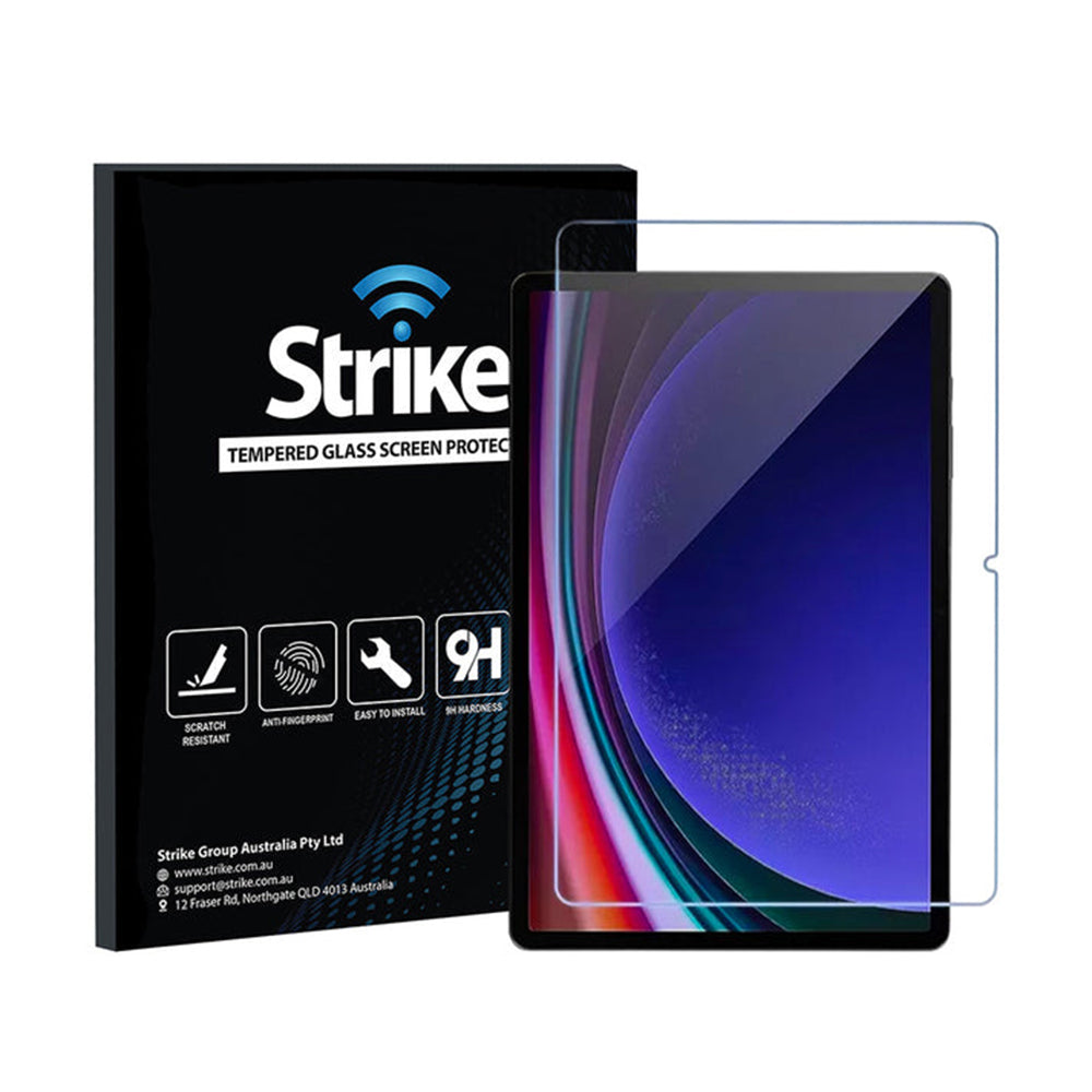 Samsung (Strike) Tempered Glass Screen Protector for Samsung Galaxy Tab S10 Lite/S10 FE/S9 FE/S9/S8/S7 - Clear