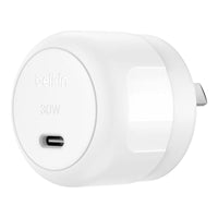 Thumbnail for Belkin Boost Charge 30W Wall Charger with USB-C Output - White