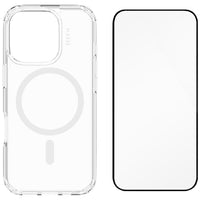 Thumbnail for EFM Zurich MagSafe and Impact Screen Protector Bundle For New iPhone 2024 6.3 Pro-Clear