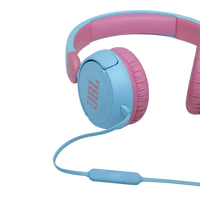 Thumbnail for JBL Jr310 Wired Kids On-Ear Headphones 3.5mm Jack - Blue