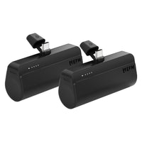 Thumbnail for EFM Power On-The-Go Twin Pack for all USB-C Devices - Black