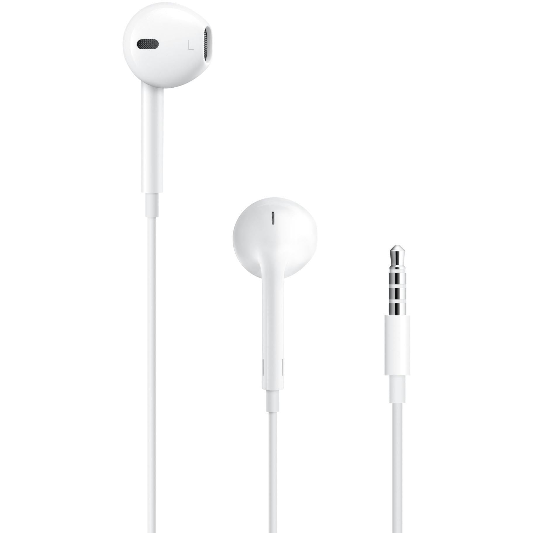 Apple EarPods with 3.5mm Headphone Jack Plug - White