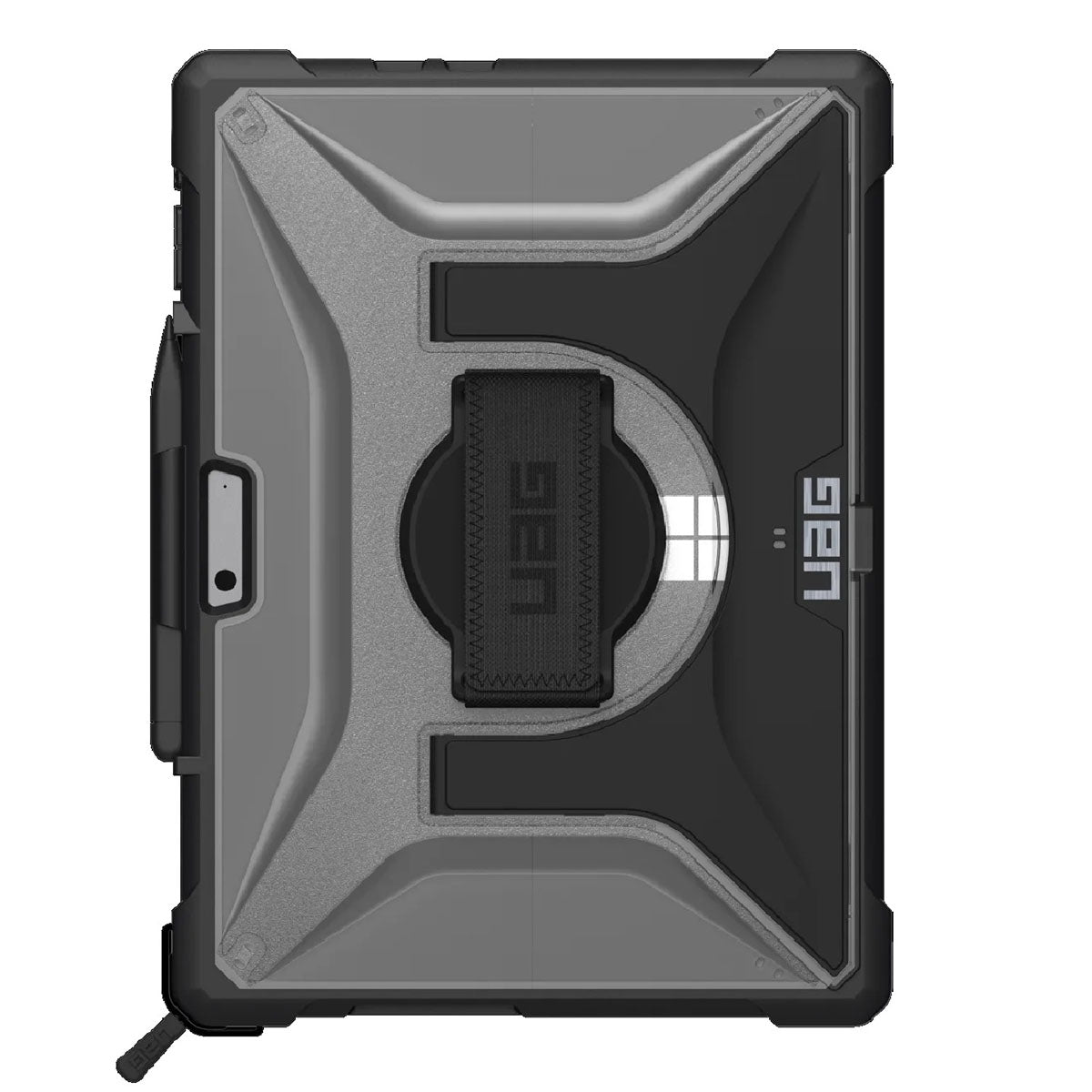 UAG Plasma Hand & Shoulder Strap Rugged Case for Microsoft Surface Pro 11/Pro 10/Pro 9 - Ice