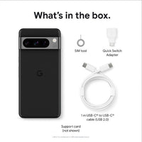 Thumbnail for Google Pixel 8 5G Unlocked Smartphone 128GB - Obsidian Black