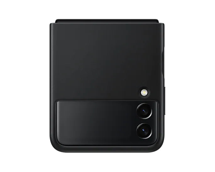 Samsung Leather Cover for Galaxy Flip3 - Black
