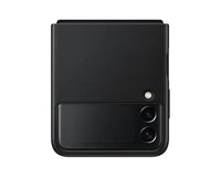 Thumbnail for Samsung Leather Cover for Galaxy Flip3 - Black