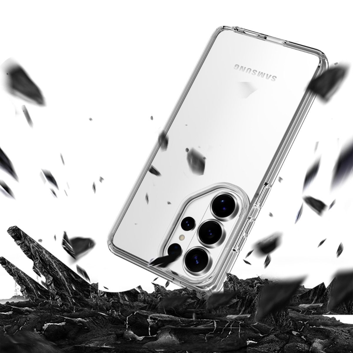 Blacktech Transparent Case for Samsung Galaxy S26 Ultra - Clear
