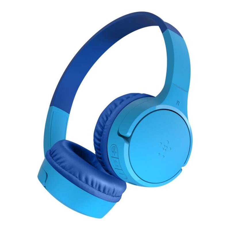 Belkin SoundForm Mini Wireless On-Ear Headphones for Kids - Blue