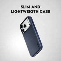 CARE by PanzerGlass Fusion Fabric MagSafe Case for iPhone 18 Pro, 17 Pro - Blue