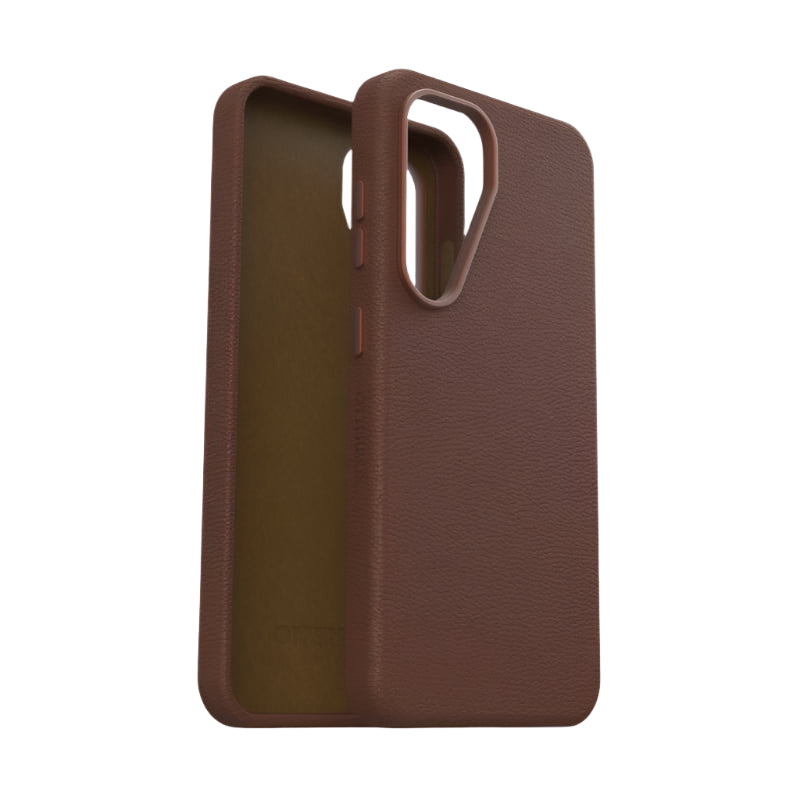 OtterBox Symmetry Cactus Leather Case for Samsung Galaxy S25/S24 - Rich Adobe