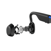 Thumbnail for Shokz OpenMove Bone Conduction Open-Ear Lifestyle/Sport Headphones - Blue