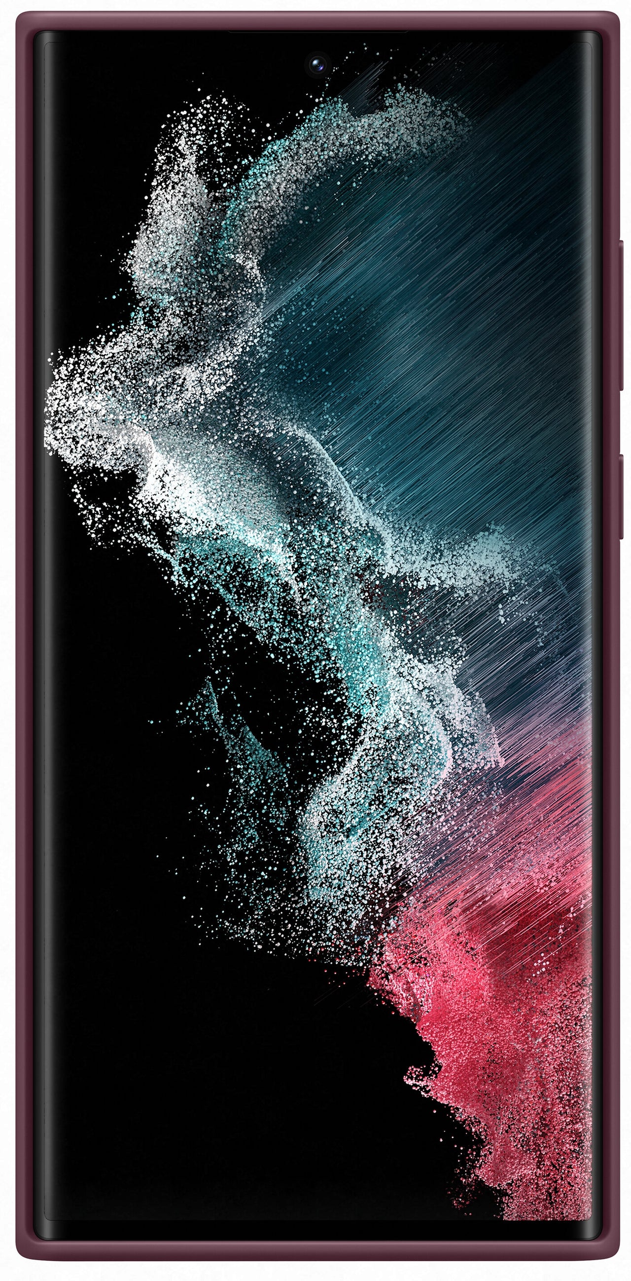 Samsung Silicone Cover for Galaxy S22 Ultra - Burgundy