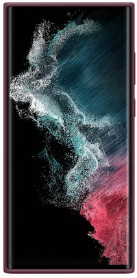 Thumbnail for Samsung Silicone Cover for Galaxy S22 Ultra - Burgundy