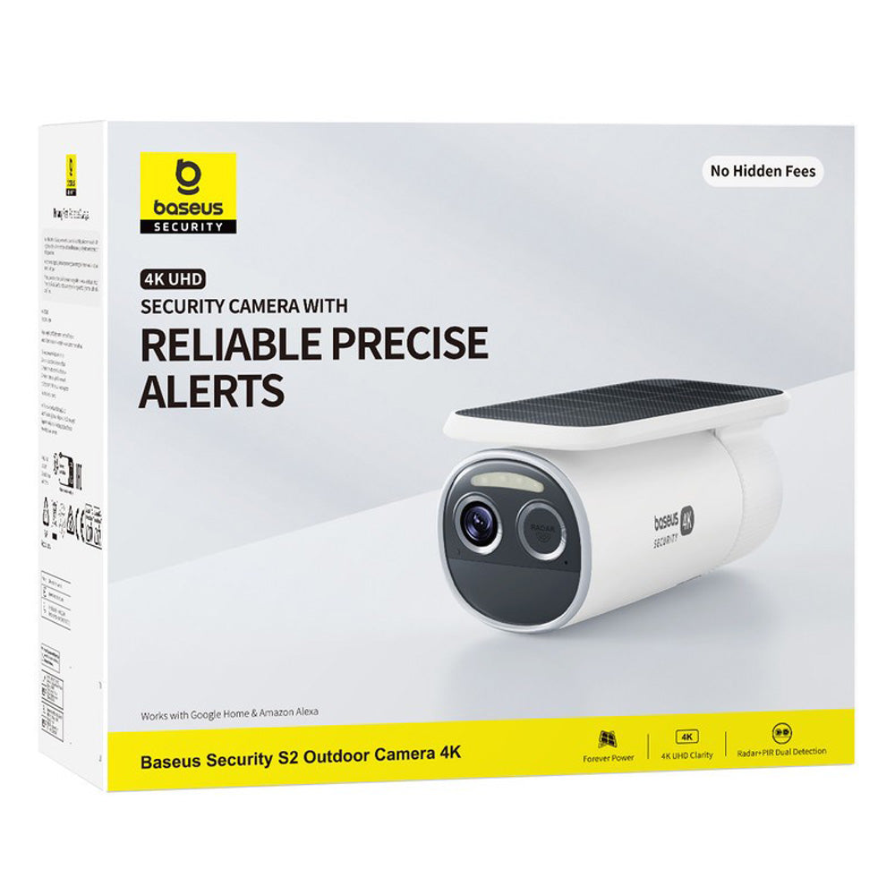 Baseus Security S2 Outdoor Camera 4K - White