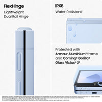 Thumbnail for Samsung Galaxy Z Flip6 5G Dual Sim, 512GB/12GB, 6.7''- Silver Shadow