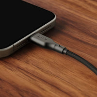 Thumbnail for EFM Mag-Coil USB-C to USB-C Cable with Magnetic Self-Coiling Cable Management 2M - Black