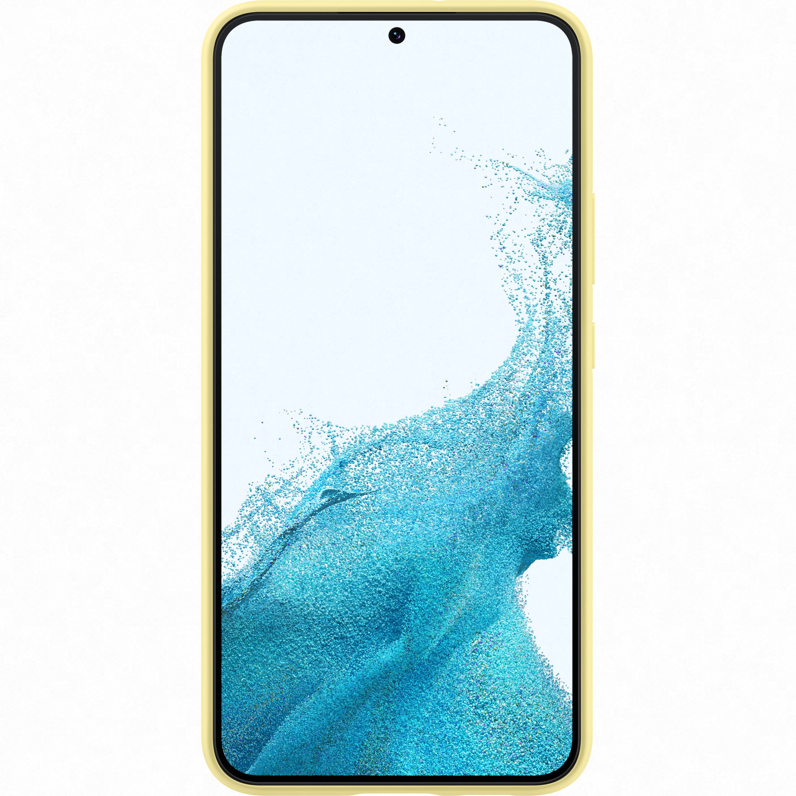 Samsung Silicone Cover for Galaxy S22 Plus - Yellow