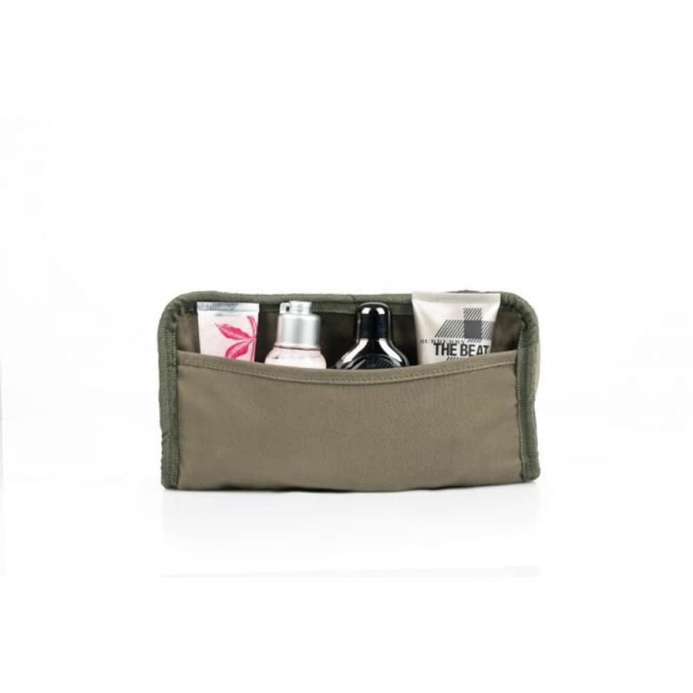 Leather United Unisex Dopp Toiletry Kit Bag - Navy Blue (Genuine Leather)
