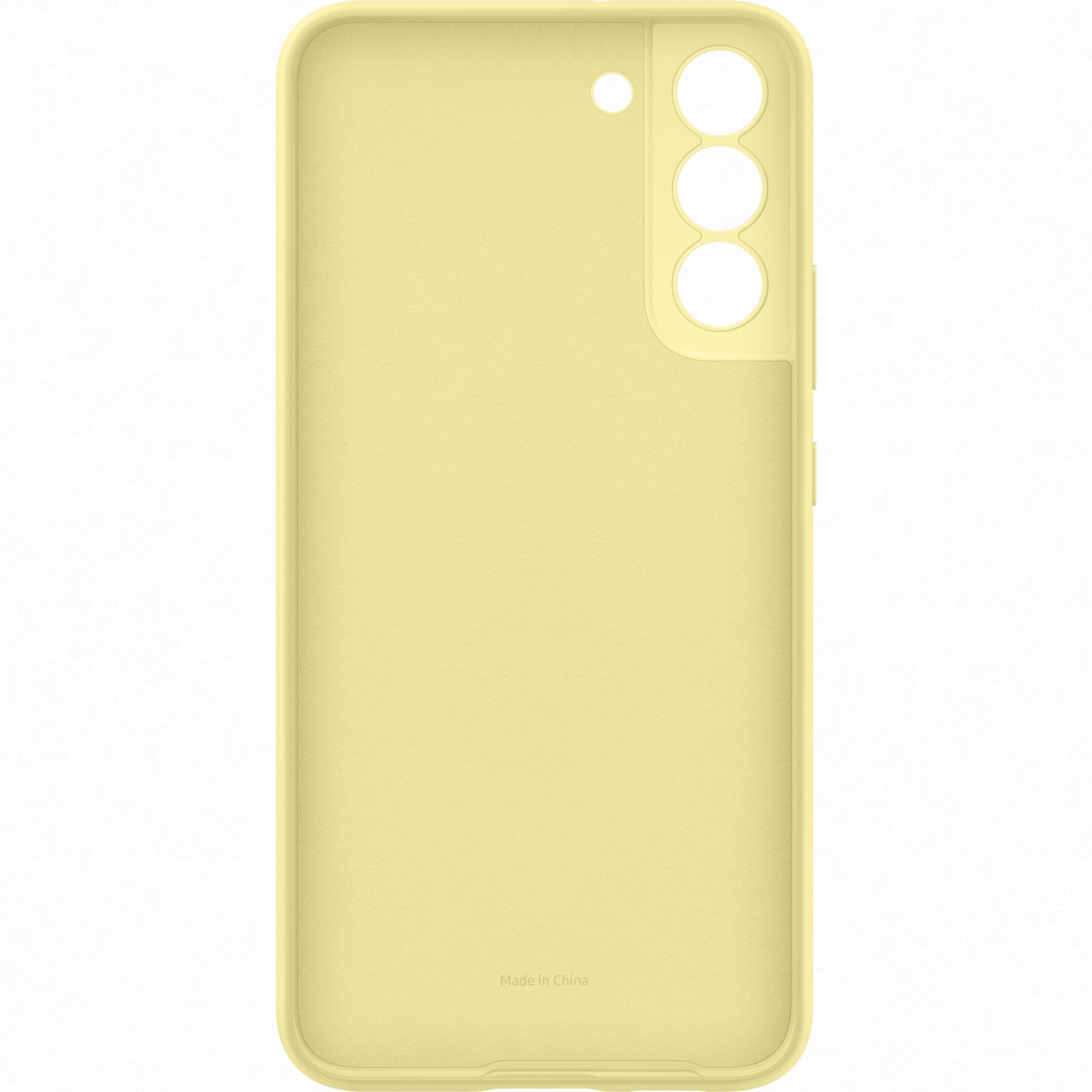 Samsung Silicone Cover for Galaxy S22 Plus - Yellow