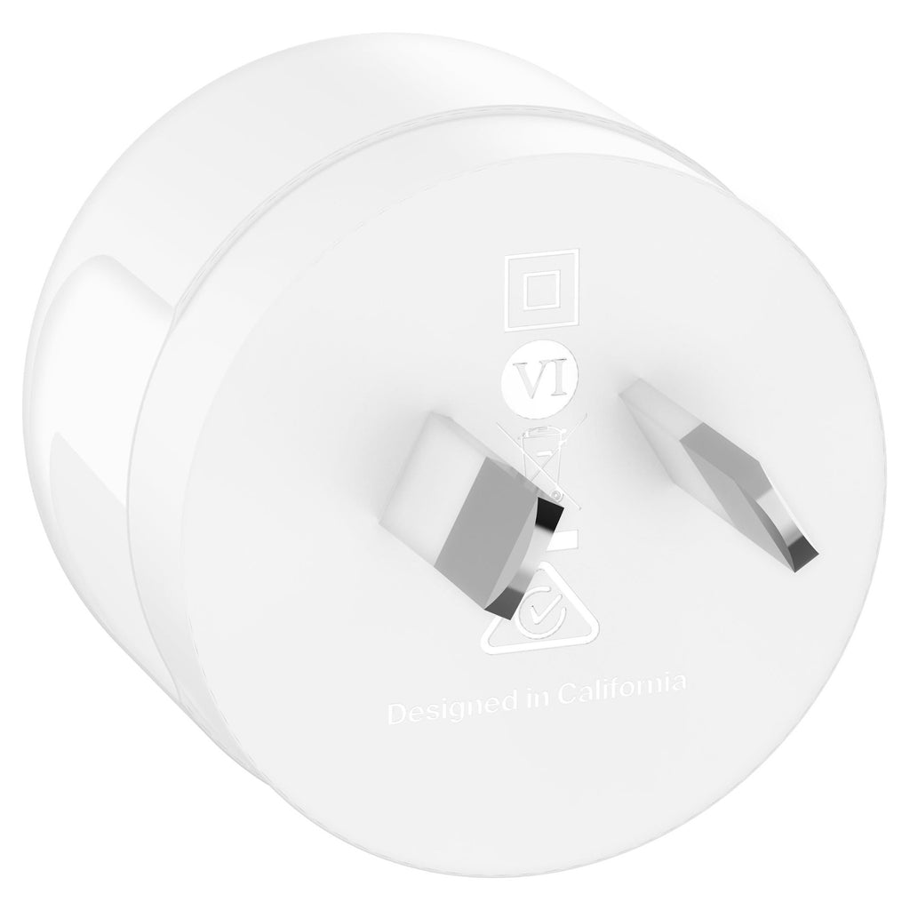 Belkin BoostCharge Compact USB-C Wall Charger 30W with USB-C to Lightning Cable - White