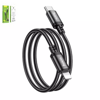 Thumbnail for Hoco X89 20W PD Fast charging 1M braided Type C to Lighting Cable For iPhone