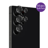 Thumbnail for EFM Camera Lens Protector Bulk Pack 50 Units for Samsung Galaxy S25 Ultra - Carbon