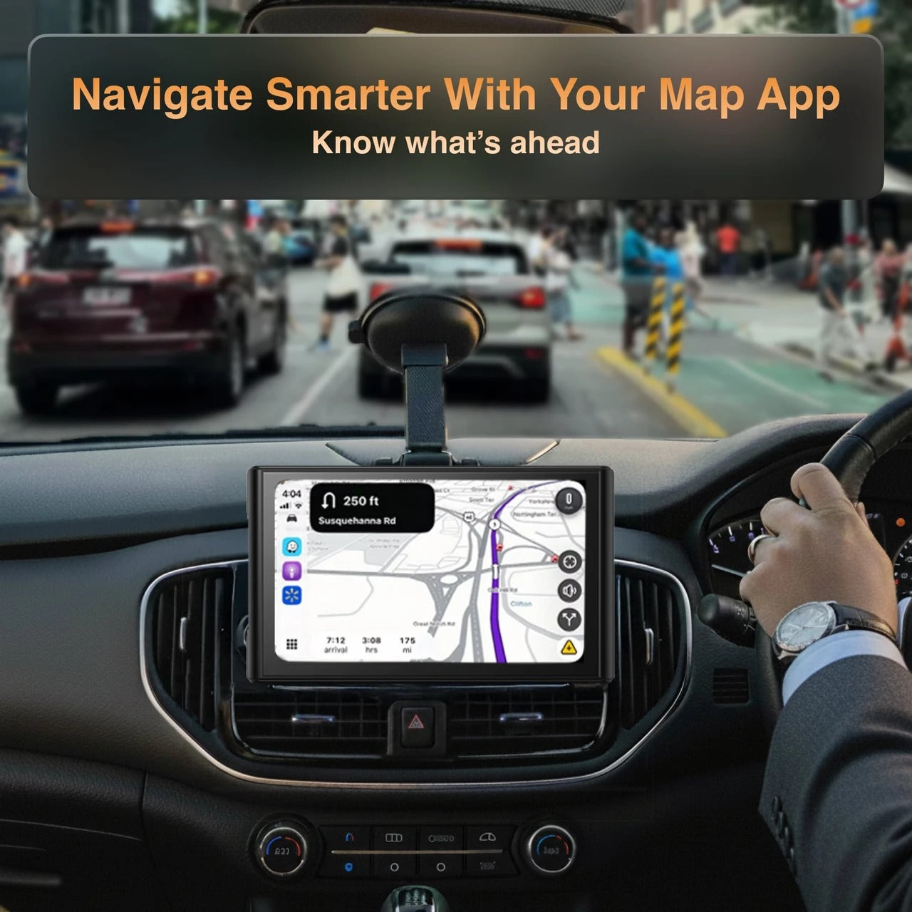 Navig8r 7-inch CarPlay Android Auto Dual Cameras