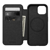 Thumbnail for Nomad Leather Folio Case for iPhone 17e/16e/15/14 - Black
