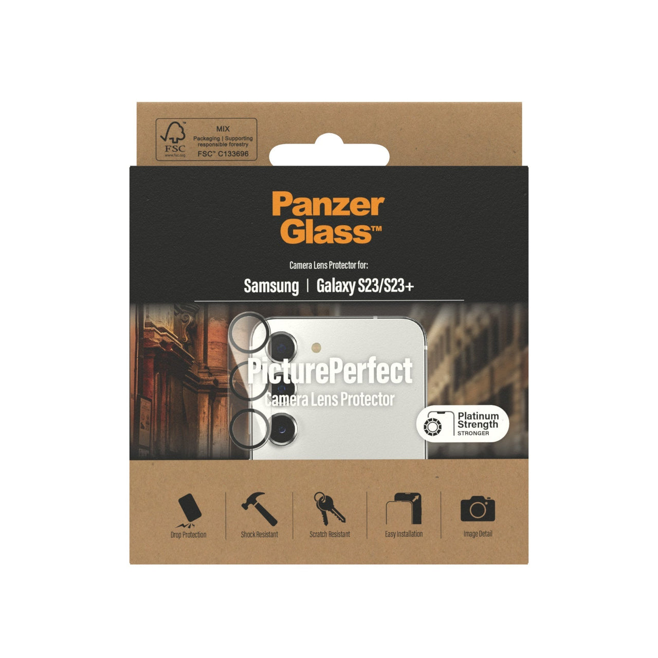 Panzer Glass Lens Protector For Samsung Galaxy S23/Galaxy S23 Plus