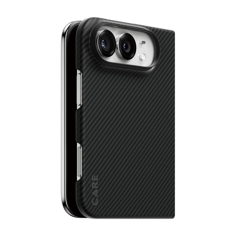 CARE by PanzerGlass Discovery ARAMID Fibre MagSafe Case for iPhone Duo - black