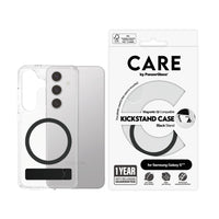 Thumbnail for PanzerGlass CARE Kickstand with MagSafe Case for Samsung Galaxy S25- Clear/Black
