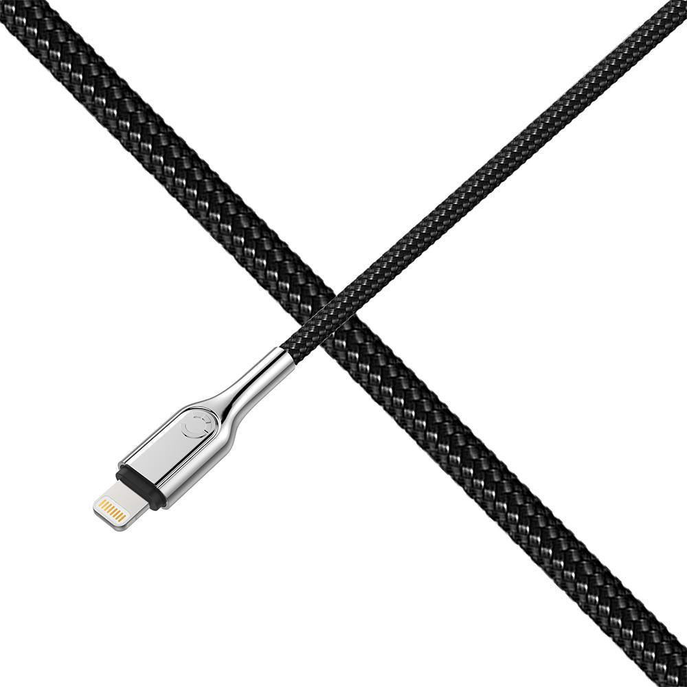 Cygnett Armoured Fast Charging Premium Strong Lightning to USB-A Cable 2M - Black