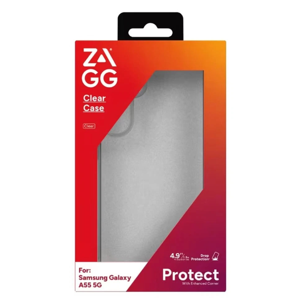Zagg Case for Samsung Galaxy A55 5G- Clear