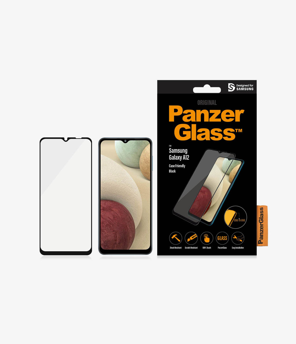 Panzer Glass Screen Protector for Samsung Galaxy A12 - Black