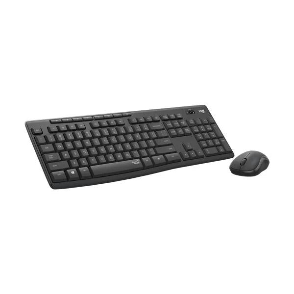 Logitech MK295 Silent Wireless Mouse & Keyboard Combo- Black
