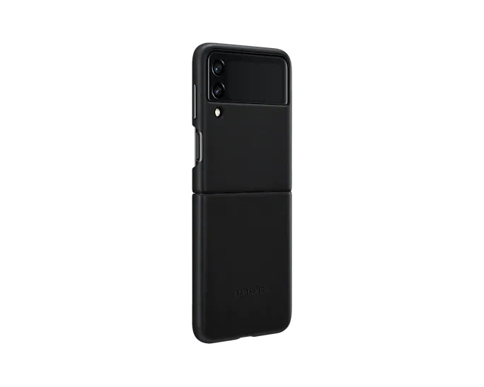 Samsung Leather Cover for Galaxy Flip3 - Black